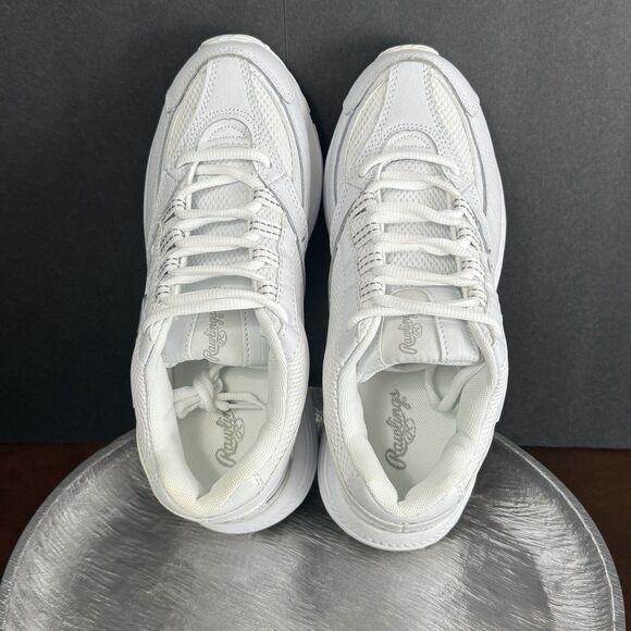 Rawlings Chance III Men's 6.5 Crosstrainers sneakers white 81671-01 medium width - Picture 6 of 16